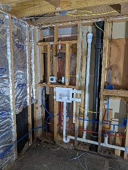 Installing new plumbing  and Electrical for remodel